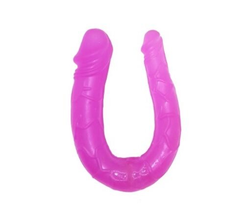 FEEL LOVE DILDO DOBLE -PURPURA