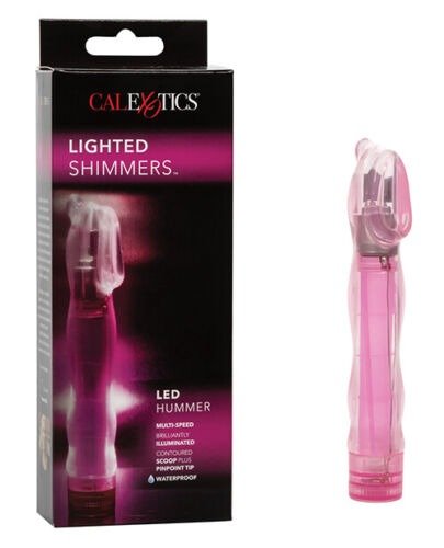 LIGHTED SHIMMER LED HUMMEER PINK
